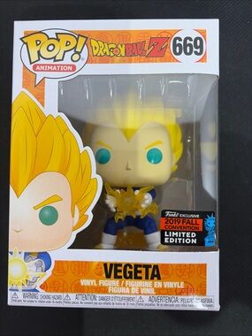 Funko Pop! Dragon Ball Z Vegeta #669 2019 Fall Convention Exclusive
